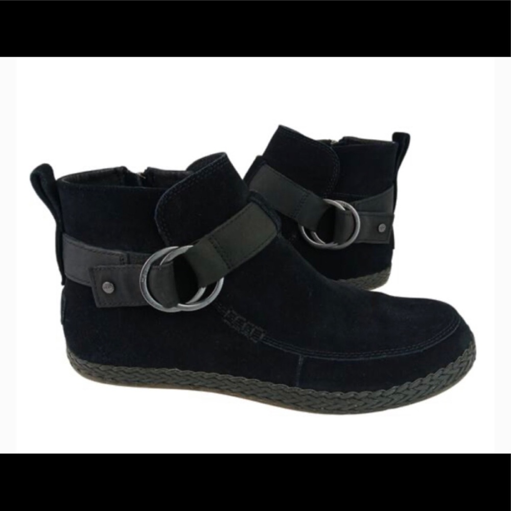 UGG Women’s Black Suede Ankle Boots size 7